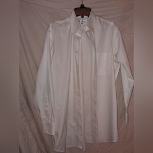 Paul Fredrick Ivory Dress Shirt